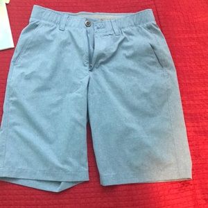 Blue under armor golf shorts
